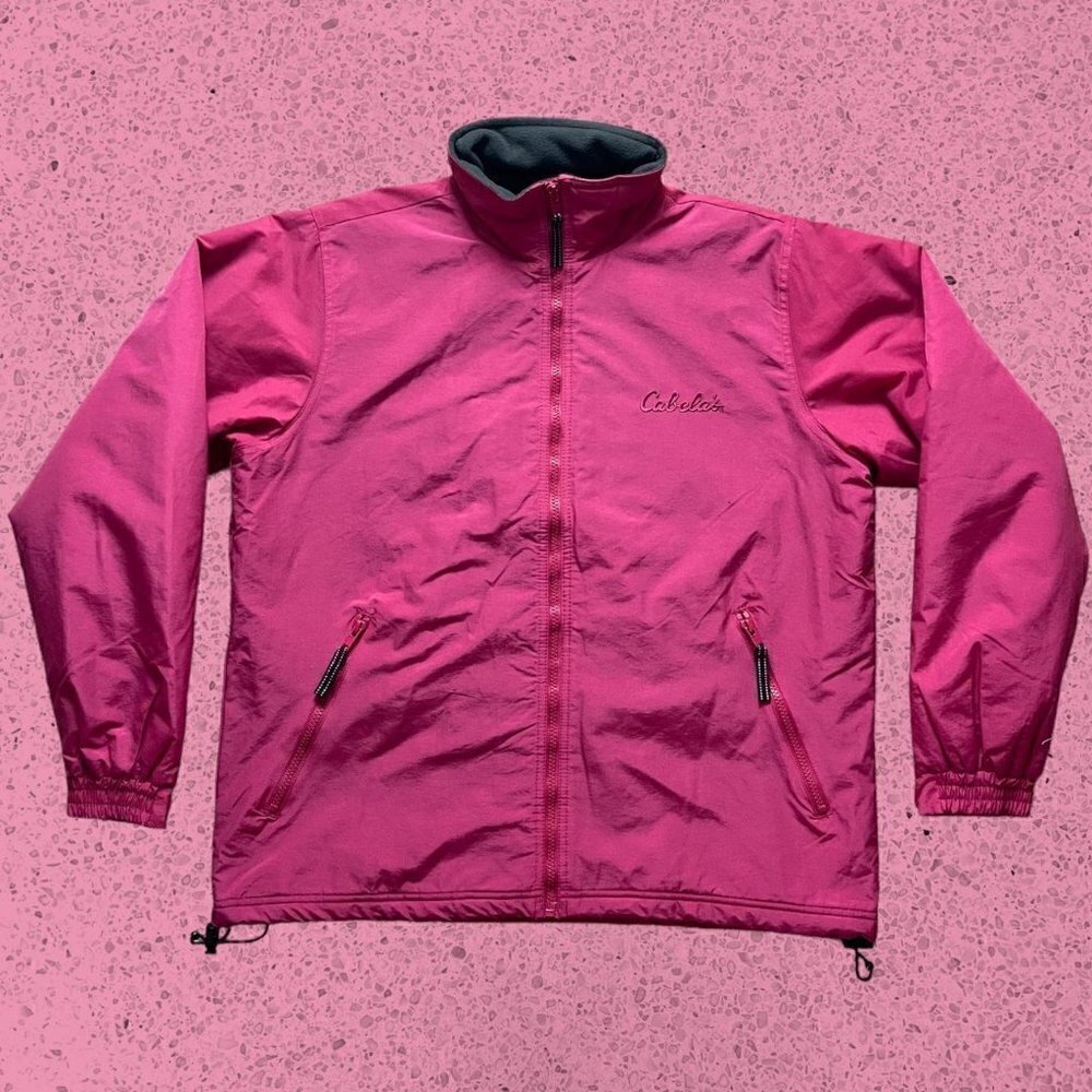 Vintage cabela rain fleece gorp jacket